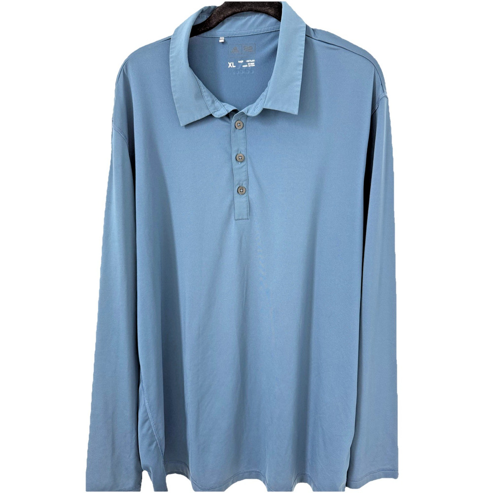 Men’s Adidas Golf Performance Long Sleeve Shirt – XL – Navy